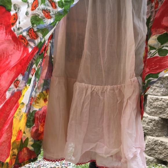 Anthropologie Carnation Lily Lily Rose Tube Top Floral Print Dress - Picture 8 of 15